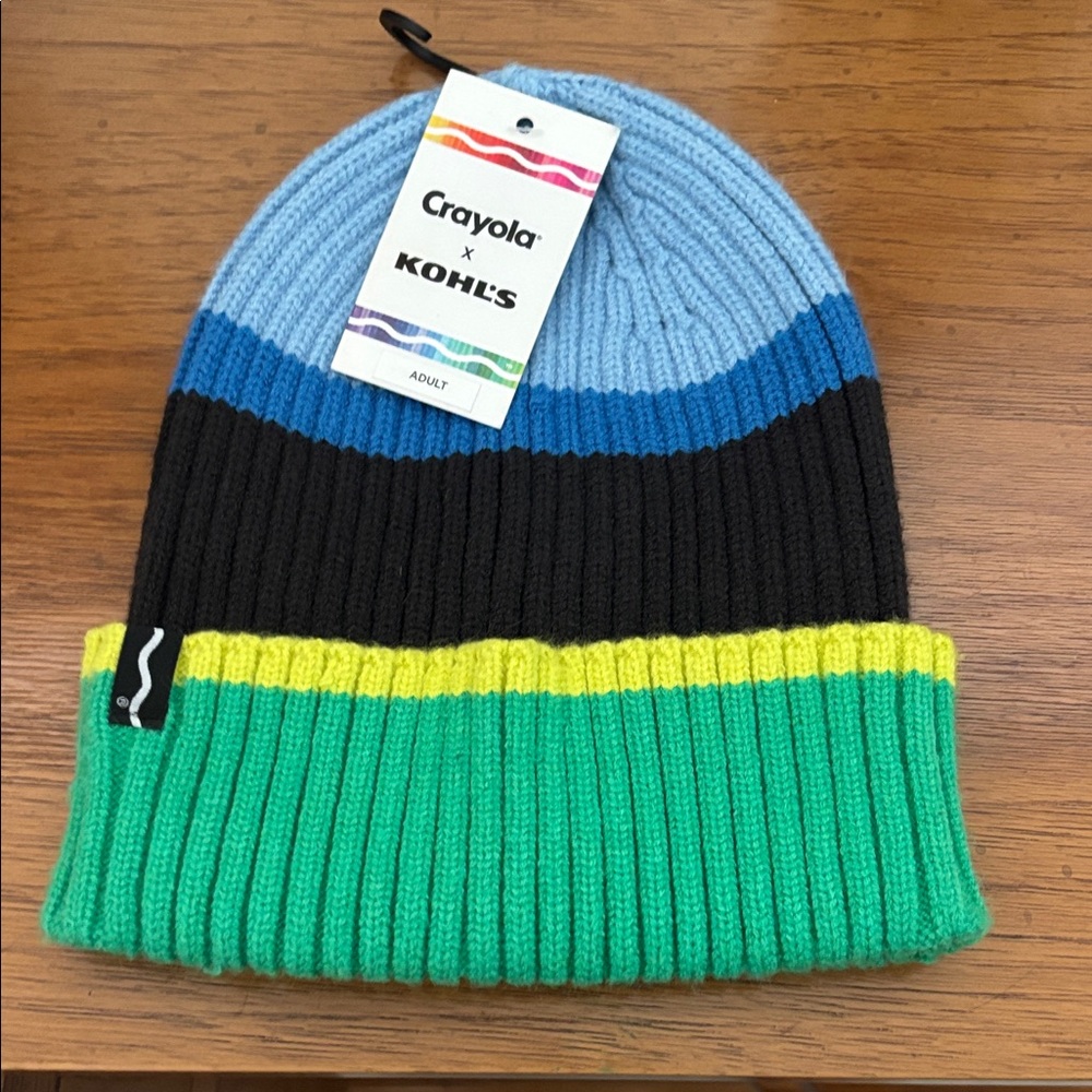 Crayola x Kohl's Vibrant Striped Beanie